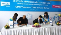 CMC Telecom ký hợp tác với Tập đoàn TIME dotCom Berhad Malaysia