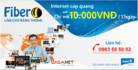 Gói cước Cáp quang GigaNet Fiber U - Làm chủ băng thông